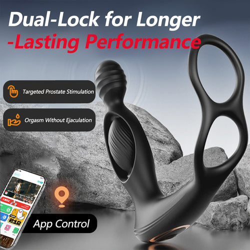 Venusfun GALAKU Thunder Cock Ring Penis Ring Male Prostate Massager with Remote