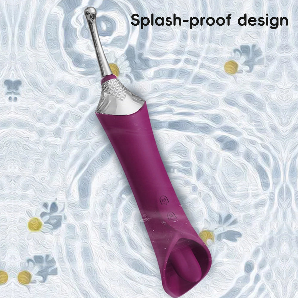 Venusfun Lively Touch Dual Head G Spot and Clitoral Vibrator with 12 Tongue Licking Modes for Women
