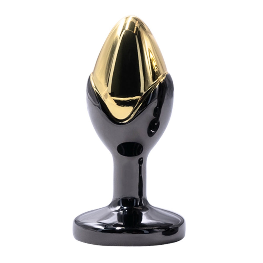 Venusfun 3PCS Metal Anal Plug Dual-color Butt Plug For BDSM Play