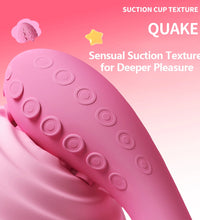 Venusfun Octopus Suction Cup G-Spot Vibrator Mini AV Wand Silicone Clitoral Massager