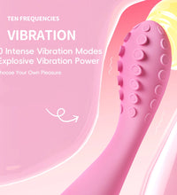 Venusfun Octopus Suction Cup G-Spot Vibrator Mini AV Wand Silicone Clitoral Massager