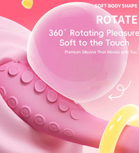 Venusfun Octopus Suction Cup G-Spot Vibrator Mini AV Wand Silicone Clitoral Massager