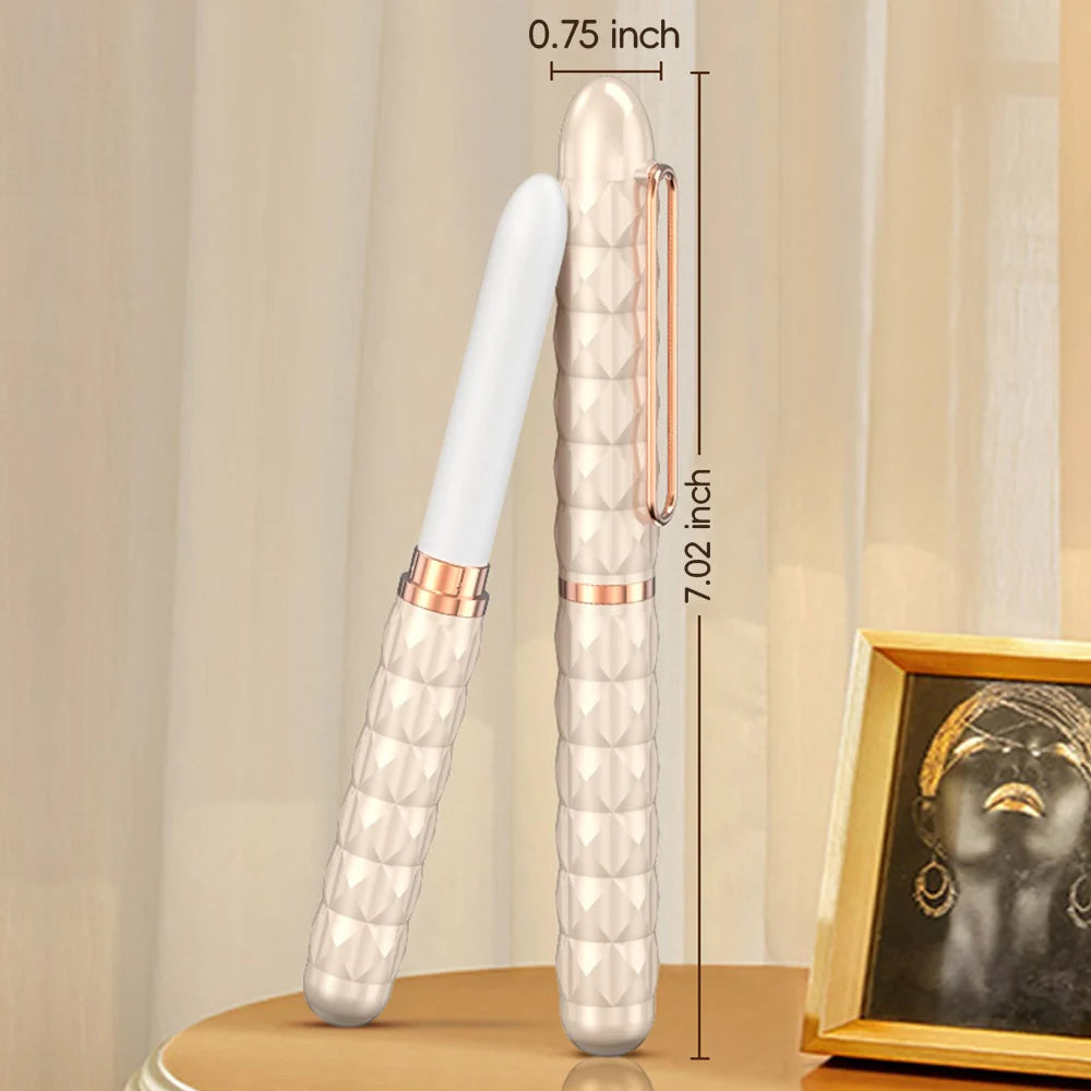 Venusfun Pen Style G Spot Vibrator Portable Discreet AV Wand with Powerful Pulses for Women