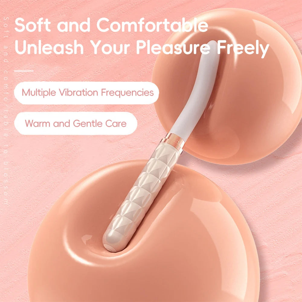 Venusfun Pen Style G Spot Vibrator Portable Discreet AV Wand with Powerful Pulses for Women