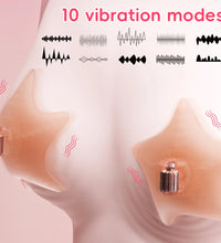 Venusfun Electric Nipple Massager for Women with Remote Control and 10 Custom Vibration Patterns