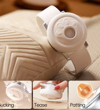 Venusfun Time Kiss Watch Style Dual Action Clitoral Sucker Vibrator Discreet Wearable