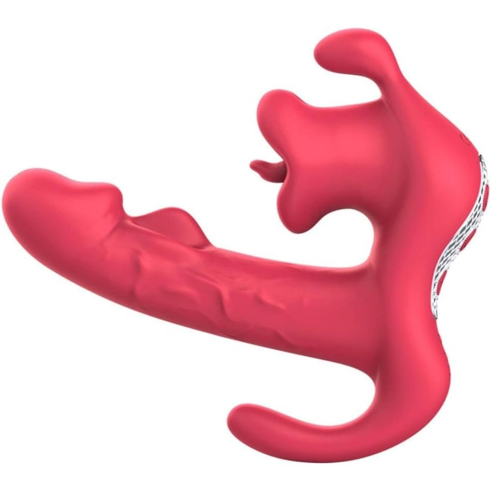 Venusfun Triple Point Wearable Panty Vibrator 10 Mode Silicone G Spot Clitoral Anal Toy for Women