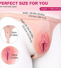 Venusfun Wearable Silicone Panty with Insertable Channel Realistic Fit Stretch Design