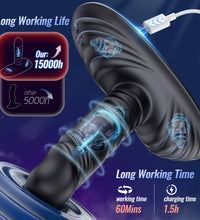 Venusfun Electric Anal Dildo Expander Silicone Anal Seat for Deep and Intense Anal Training Experience