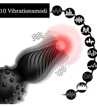 Venusfun Wireless Silicone Anal Plug for Men with 2 Motors Large Prostate Massager