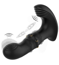 Venusfun Remote Control Prostate Massager Anal Plug with Lock Ring 9 Vibration Modes for Men