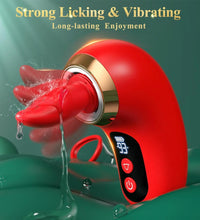 Venusfun App Controlled Licking and Sucking Vibrator LCD Display for G Spot and Clitoral Play