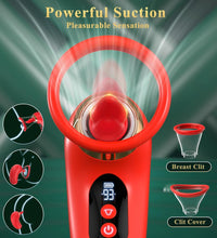 Venusfun App Controlled Licking and Sucking Vibrator LCD Display for G Spot and Clitoral Play