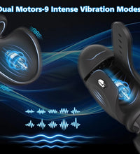 Venusfun App Controlled Penis Trainer 9 Modes Adjustable Vibrating Cock Ring for Men