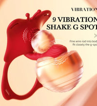 Venusfun App Control Wearable Vibrator for Couples Hands Free 5 in 1 Design with 9 Modes