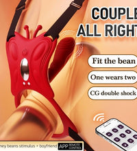 Venusfun App Control Wearable Vibrator for Couples Hands Free 5 in 1 Design with 9 Modes