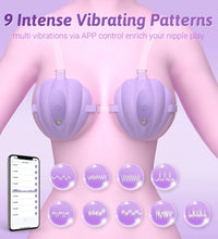 Venusfun Wearable Nipple Vibrator for Women Ultra Soft Silicone Pinpoint Sensations
