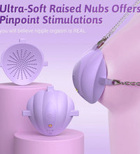 Venusfun Wearable Nipple Vibrator for Women Ultra Soft Silicone Pinpoint Sensations