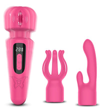 Venusfun Butterfly LCD Rechargeable Silicone Intimate Toy Dual Head for G Spot Clitoral Orgasm