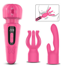 Venusfun Butterfly LCD Rechargeable Silicone Intimate Toy Dual Head for G Spot Clitoral Orgasm
