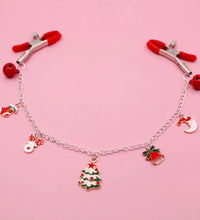 Venusfun Christmas Heart Bell Nipple Clips Adjustable Non Piercing Breast Toy for Women