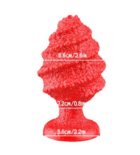 Venusfun Christmas Edition Spiral Silicone Butt Plug Soft Liquid Anal Toy for Couples Adults