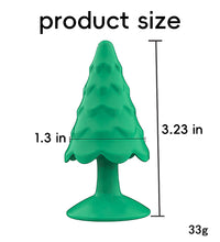 Venusfun Christmas Tree Shaped Silicone Anal Plug Butt Plug