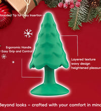 Venusfun Christmas Tree Shaped Silicone Anal Plug Butt Plug