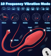 Venusfun Dual Motion Remote Control Vibrating Cock Ring with Clitoral Stimulator for Couples