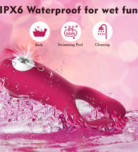 Venusfun Sucking Vibrating Clit & Nipple Clamps Dual-ended Tongue Licking Vibrator