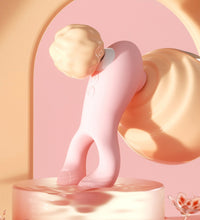 Venusfun Sucking Vibrating Clit & Nipple Clamps Dual-ended Tongue Licking Vibrator