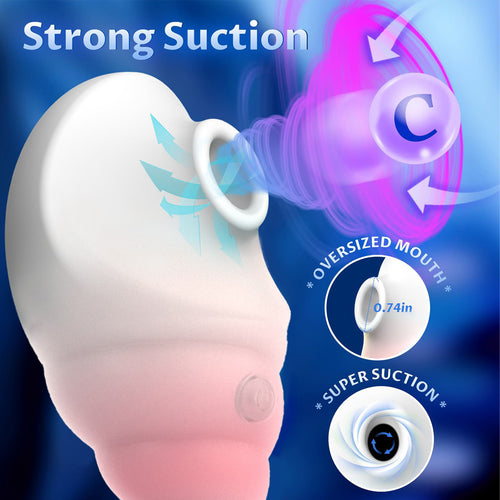 Venusfun Conch Suction Vibe Egg Vibrator Mini Sucking Toy For Foreplay