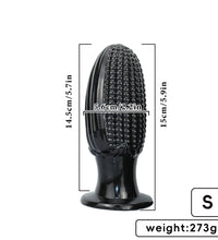 Venusfun Corn-Shaped Thick Dildo Butt Plug With Suction Cup
