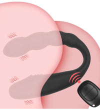 Venusfun Dual-Ended Vibrator with Dildo and Anal Beads 10 Vibration Modes