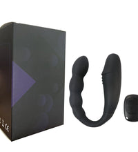Venusfun Dual-Ended Vibrator with Dildo and Anal Beads 10 Vibration Modes