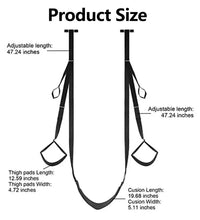 Venusfun Door Mounted Swing for Couples Adjustable Straps Bondage Support System