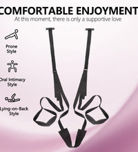 Venusfun Door Mounted Swing for Couples Adjustable Straps Bondage Support System