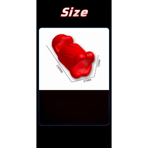 Venusfun Double Lip Male Stroker Silicone Masturbator with Intense Vibration App Controlled