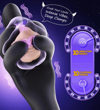 Venusfun Dragon Claw Hands-Free Male Masturbator 3in1 Vibrating Clamping Silicone Stamina Trainer