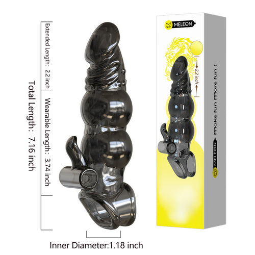 Venusfun Double-Knot Dragon Wolf Vibrating Enhance Penis Sleeve