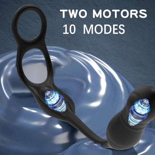 Venusfun Viper Dual-Ring Cock Ring Prostate Massager