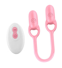 Venusfun Dual Head Egg Vibrator for Women Wireless Silicone G Spot Stimulator with Cock Ring