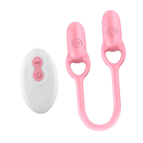 Venusfun Dual Head Egg Vibrator for Women Wireless Silicone G Spot Stimulator with Cock Ring