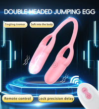 Venusfun Dual Head Egg Vibrator for Women Wireless Silicone G Spot Stimulator with Cock Ring