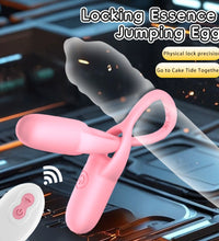 Venusfun Dual Head Egg Vibrator for Women Wireless Silicone G Spot Stimulator with Cock Ring