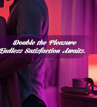 Venusfun Vibrating Anal Dildo with Strap On Dual Stimulation and G Spot Cock Ring for Couples