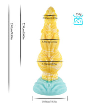Venusfun Glow Alien Butt Plug with Suction Base Dual Function Anal Dildo for SM Play