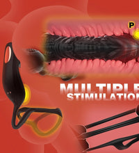 Venusfun App Controlled Fast Thrust Prostate Vibrator with Remote and Cock Ring for Men