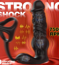 Venusfun App Controlled Fast Thrust Prostate Vibrator with Remote and Cock Ring for Men