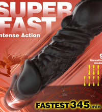 Venusfun App Controlled Fast Thrust Prostate Vibrator with Remote and Cock Ring for Men